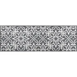 Wash+Dry Wash & Dry Fußmatte Decorada 60 x 180 cm Polyamid Grau