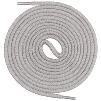 Mount Swiss Schnürsenkel runde Schnürsenkel aus 100% Baumwolle, reißfest, ø 3 mm -4 mm, Längen grau 75 cm / Durchmesser 3mm