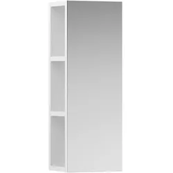 Offenes Spiegelelement BASE 185x250x700 2 Ablagen (fixiert) weiß matt
