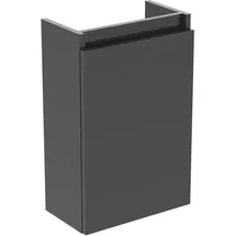Ideal Standard Waschbeckenunterschrank 1 Tür 34,5 x 55 x 20 cm Grau glänzend