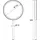 EMCO Pure Handspiegel, Durchmesser 152 mm, 5-fach,