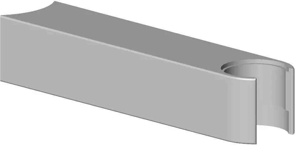 Dornbracht Halter freistehend Ersatzteile 09172002720 141,5 x 32 x 27,5 mm Weiß matt 09172002720-10