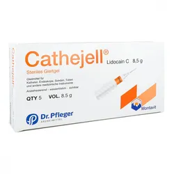 Cathejell Lidocain C steriles Gleitgel Zhs 8,5g