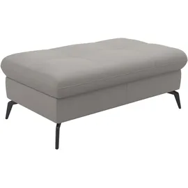 sit&more Polsterhocker Amica mit Stauraum 102 x 47 x 69 cm Grau