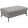sit&more Polsterhocker Amica mit Stauraum 102 x 47 x 69 cm Grau