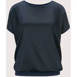 Madeleine Blusenshirt Glänzendes Oberteil Blau 42
