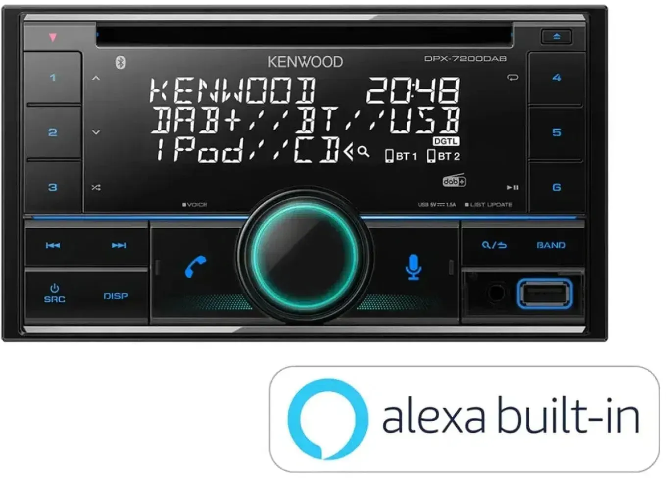 Autoradio Kenwood DPX-7300DAB 2-DIN con DAB+ | Acquista