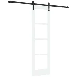 vidaXL Schiebetür rechts 61 x 198,5 cm Weiß