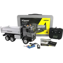 AMEWI LKW Mercedes-Benz Arocs Kipper 6x6 1:14 RTR anthrazit (22685)
