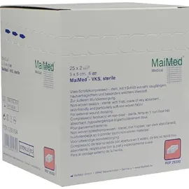 Maimed Vlies-Schlitzkompressen 5 x 5 cm steril 50 St