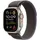 Apple Watch Ultra 2 GPS + Cellular 49 mm Titangehäuse natur, Trail Loop blau/schwarz S/M