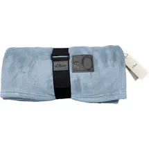 s.Oliver Kuscheldecke 150 x 200 cm Blau/Silber