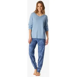 SCHIESSER Pyjama Blau 46