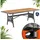 CASARIA Gartentisch 190 x 90 x 74 cm Grau