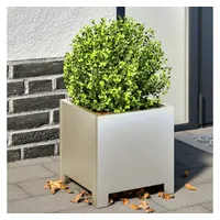 VidaXL Pflanzkübel 2 Stk. 30x30x30 cm Edelstahl