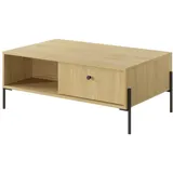 Compleo Couchtisch mit zwei Schubladen NONO, skandinavisches Wohnzimmer (NONO)