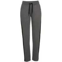 Bench. loungewear Loungehose Damen anthrazit-meliert-schwarz Gr.52/54