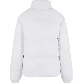 URBAN CLASSICS Recycled Short Shiny Steppjacke White S