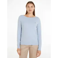 Tommy Hilfiger Damen Pullover Strickpullover, Blau (Breezy Blue), M - M