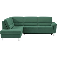 CALIZZA INTERIORS Ecksofa Onyx grün