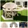 Vevor Pop-up-Pavillon 3,6 x 3,6 m Beige