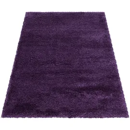 Ayyildiz Fluffy 3500 Hochflorteppich 80 x 150 cm lila