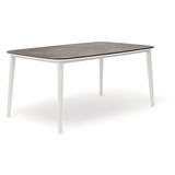 Solpuri Tisch Charlie - 170 x 100 cm 301 - weiß 511 - Keramik cement anthracite