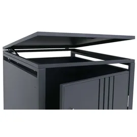 MCW Mülltonnenverkleidung MCW-Q76 116 x 68 x 89 cm grau