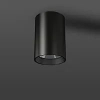 RZB Heledon LED 1 rund schwarz