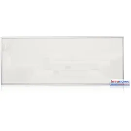 infranomic Infrarotheizung Glas Heizkörper AR10 weiß, 250W, 90x35cm