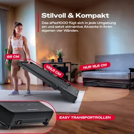 Sportstech Laufband sPad1000 Schwarz