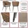 MCW Esszimmerstuhl N38 Alu beige 6er Set
