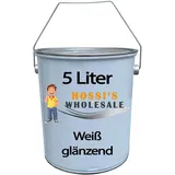 Wilckens 5 Liter Premium Bootslack Yachtlack Schiffslack Bootsweiß Weiß