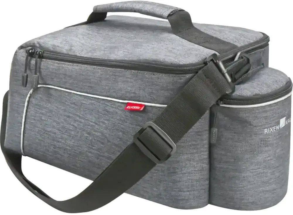 KLICKfix Rackpack Light mit KLICKfix Bodenkupplung für Racktime Gepäckträger gra...