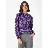 Brax Damen Bluse Style VIVImidnight plum, dunkles lila, Gr.