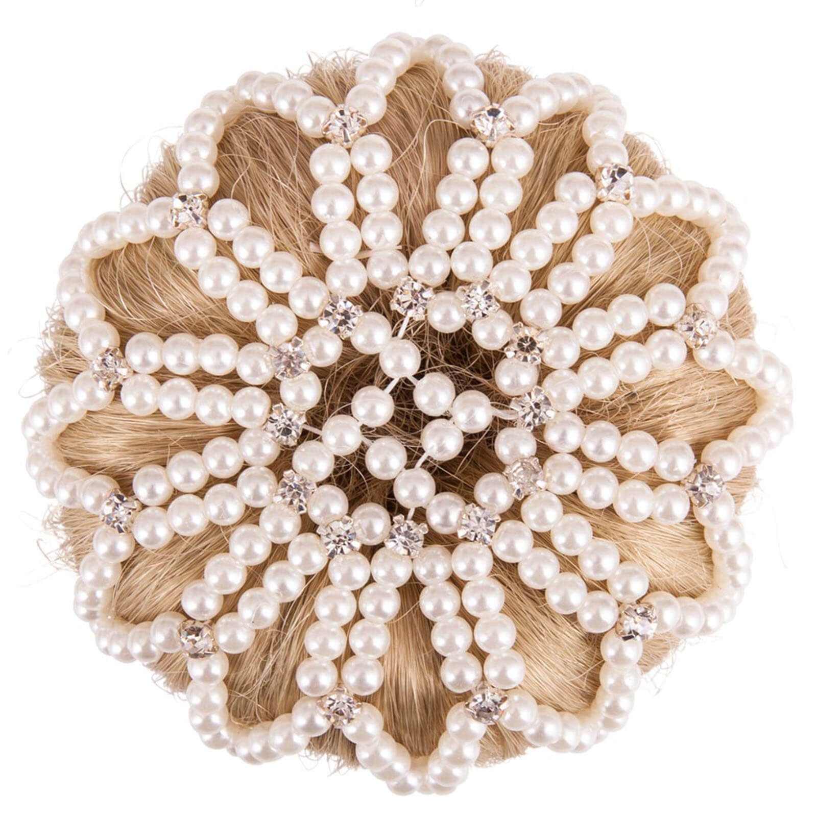 BR Knotennetz Pearl Diamond Weiß
