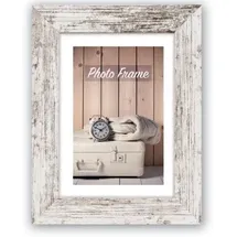 ZEP Nelson 6 weiß/br. 20x20 Holz Bilderrahmen V21206