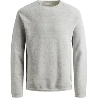 JACK & JONES Strickpullover Hill in Hellgrau-XL