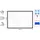 ALLboards Whiteboard 90 x 60 cm Schwarz