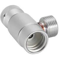 Yosoo Health Gear CO2-Fülltank-Zylinder-Nachfülladapter-Anschluss-Set für Haushalts-Soda-Flasche, Wasserzubehör für Home Office (Silber)