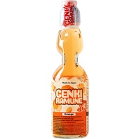 Ramune GENKI RAMUNE - Orangen Getränk - Multipack (30 X 200 ML)