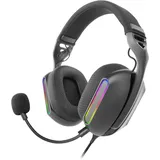 Mars Gaming MH-PRO, RGB Flow, Surround Sound Kopfhörer, Schwarz