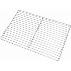 vidaXL Grillrost 47 x 32,5 cm Edelstahl silber