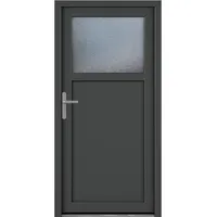 Roro Nebeneingangstür 'Detroit' Kunststoff anthrazit/weiß 980 x 1980 mm links