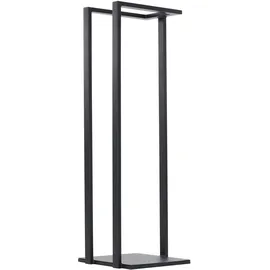 Magnus Kaminholzregal R136B Holz und Stahl 40 x 25 x 120 cm 1 Stück Schwarz