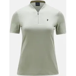 PEAK PERFORMANCE W Turf Zip SS Top-LIMIT GREEN LIMIT GREEN