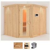 KARIBU Sauna »Marit«, (Set), beige