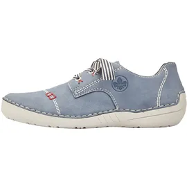 Rieker Schnürschuh Damen Blau 40