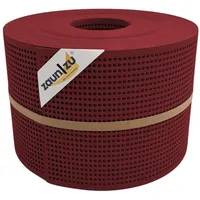 zaunzu® Sichtschutzstreifen 50 m Bordeauxrot Kunststoff