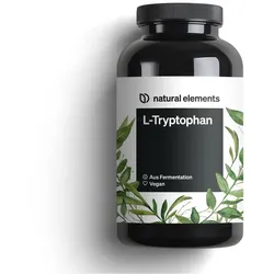 L-Tryptophan - hochdosiert mit 500mg je Kapsel - 240 vegane Kapseln - 8 Monate Reichweite - Aus pflanzlicher Fermentation - Laborgeprüft, ohne unerwünschte Zusätze, vegan 240 St